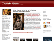 Tablet Screenshot of guitar-channel.com